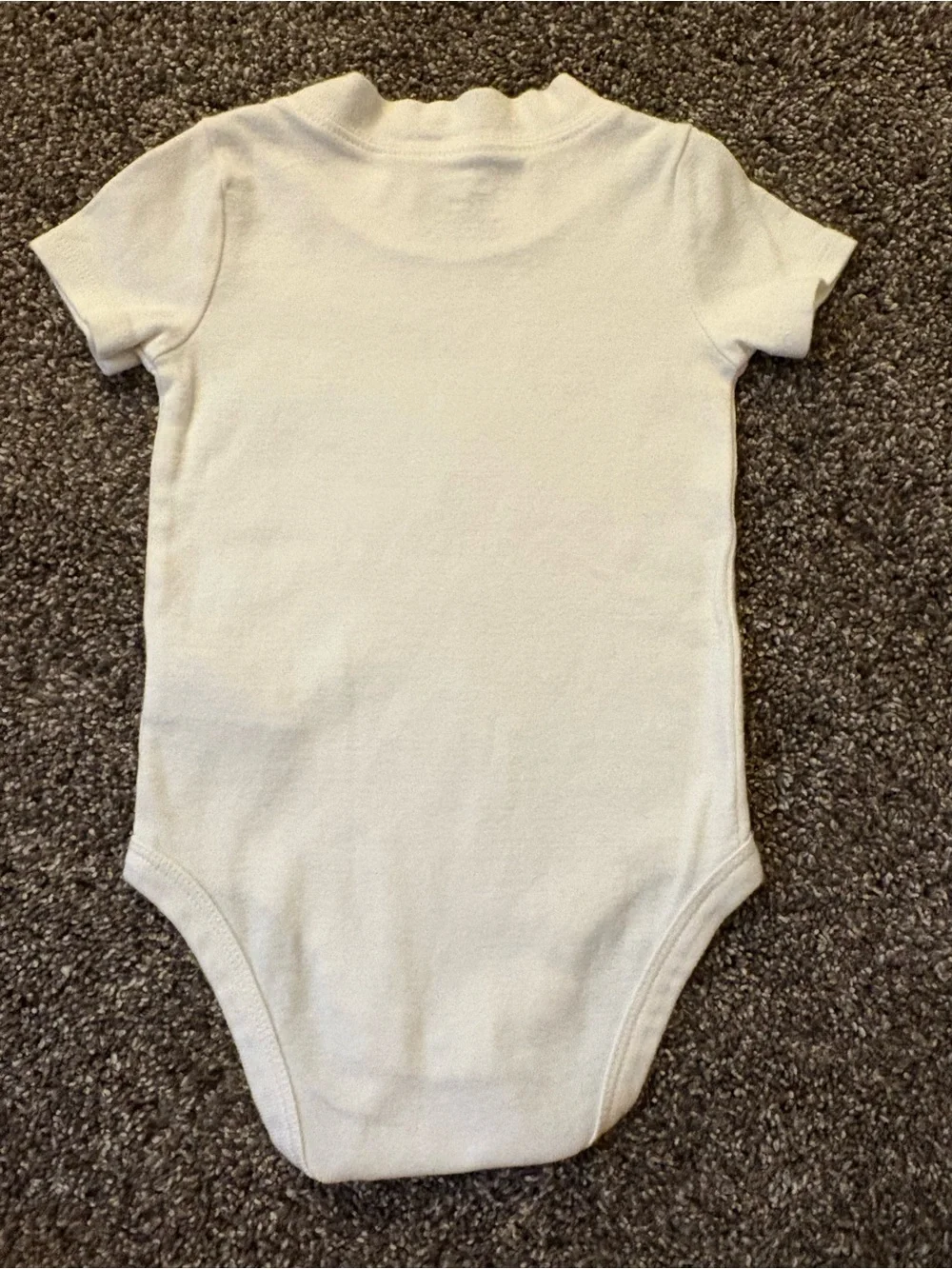 Carter's Coral Shark & White Car Print Baby One-Pieces